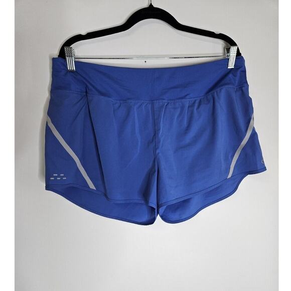 Champion Women'S Blue Running Shorts XL Lined Short Athletic Performance - Picture 1 of 5